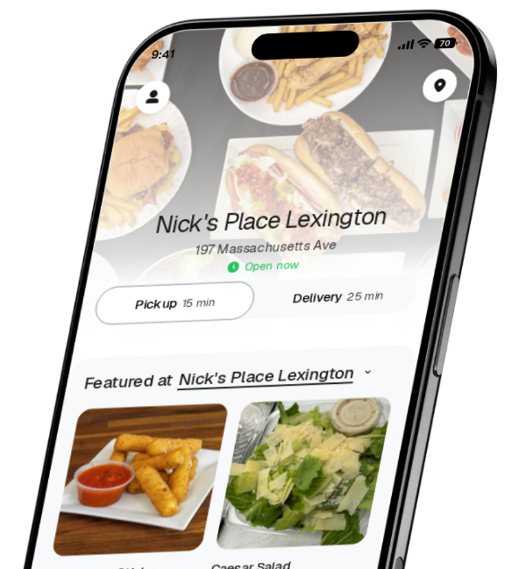 Nick's Place Lexington app preview