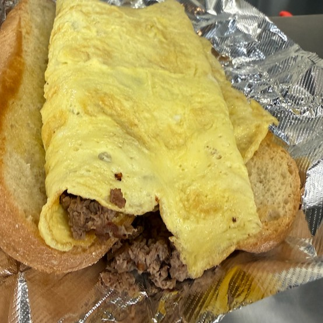 Steak & Egg Sub.
