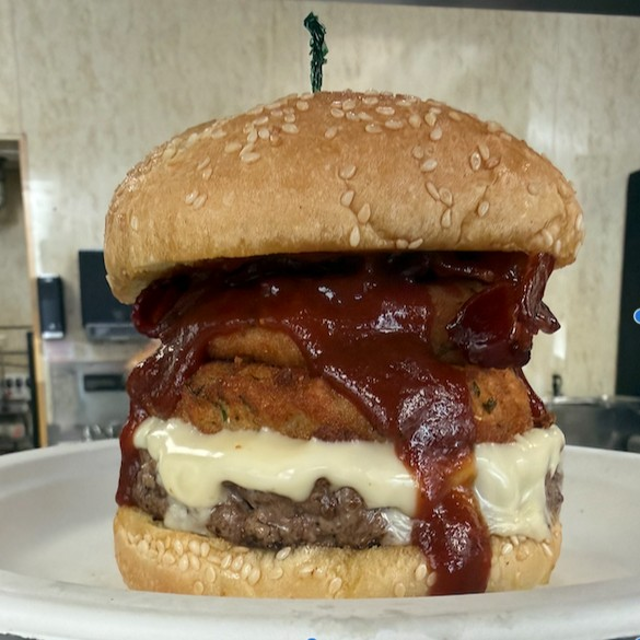 Rodeo Burger Sandwich.